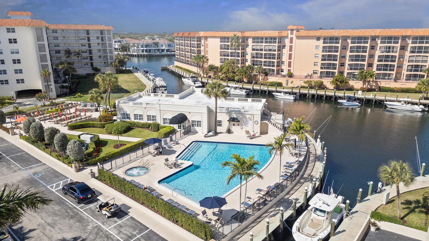 Intracoastal Views! Turn-Key, Exquisitely Remodeled. Gourmet Chefs Kitchen, Bosch Appliances, Stunning Baths, Hurricane Impact Sliders and Windows, Large 18 x 9 Screened In Balcony, Open Living/Dining, Washer/Dryer in Unit. Located within the Luxurious Waterfront & Gated Community of San Remo. 450 feet of private beach, marina, clubhouse, heated pool, BBQ Area, Bocce Ball, Gym. ***5 MONTH MINIMUM SEASONAL RENTAL BEGINNING 11/1/25. ALSO FOR SALE. TENANTS ARE REQUESTED TO COOPERATE WITH SHOWINGS DURING THE LEASE TERM*** Nestled between the Ocean and the Intracoastal. Minutes to Downtown Boca, Delray Beach, I-95, FAU, Shopping, Restaurants & Entertainment!