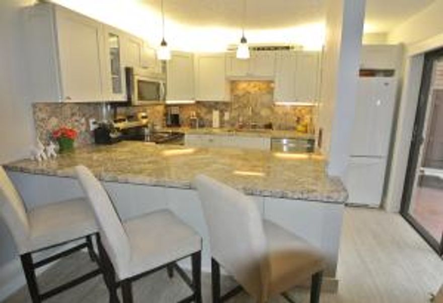 Beautifully updated 2-story TH from top to bottom, located in Jupiter Plantation, a picturesque community situated along the Loxahatchee River. This waterfront community is centrally located just minutes from the beach, close to some of Jupiter's best restaurants and shopping. It's the perfect location for boaters, and the outdoors type who enjoy tennis, canoeing, paddle boarding, kayaking fishing, etc.! There are two master bedrooms with private ensuites upstairs, and living, dining, kitchen, a powder room/ laundry room on the 1st flr. Renovations just completed with wood plank porcelain tiles on first floor, and new carpet on the 2nd floor. The kitchen has all new appliances, cabinets and granite counter tops. See Supplement for more details The bathrooms all have new vanities and sinks, faucets, etc.  The upstairs bathrooms have Italian marble tops. Some other mentionable improvements are it has been freshly painting throughout, brand new water heater, all new doors.  

This T/H is located on interior lot offering privacy and green space.  It has a fenced courtyard for your grilling & outdoor enjoyment. Community features include a lovely pool and spacious shady area & cabana overlooking the Loxahatchee River, 2 tennis Courts, dry boat storage per availability, and day dock.  HOA provides basic cable. 

This is a Non-Smoking home. Small dog considered on a case by case basis (sorry no cats) with $350 non-refundable pet deposit ($500 for 2 pets). HOA application fee $350; allow 10 days for processing (see Documents for Applications).  Furnished annual $3100/mo; unfurnished annual $3250.

Tenant Pays:  First, double security, $150 exit cleaning fee, applicable pet deposits, and deposit on water as noted below. Utilities: Electric; Sewer; interior lawn service, Pool service, private security service (basic cable incl).  Landlord pays water directly to The Town of Jupiter Utilities; tenant reimburses monthly. Thus, 1st month & last month water collected in advance. Tenant must provide proof of renters insurance.

Move-in Requirements; Offers must include contract to lease, application, Good Credit w/score and background for all 18 years and older. Income and Employment verification and 2 year residential/rental history.  Vet papers if applicable.