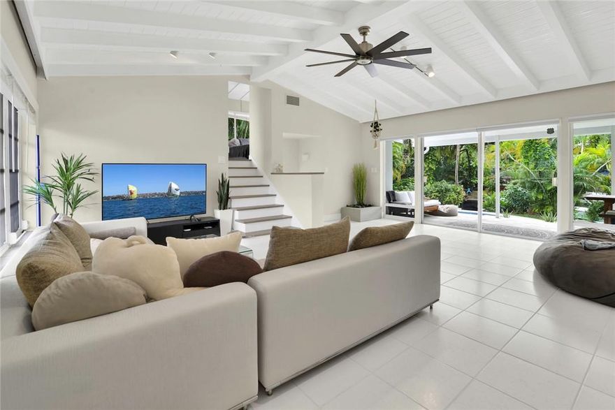 WELCOME TO YOUR SOUTH FLORIDA OASIS. This stunning, TRI-LEVEL, UNRESTRICTED OCEAN ACCESS home is TURN KEY, and ready to move in or rent out on Airbnb. Cul-de-sac offers privacy, and a quiet sanctuary. VAULTED CEILINGS THROUGHOUT. Fantastic VIEWS and NATURAL LIGHT display your RESORT STYLE backyard on 100 FT of WATERFRONT. Massive TURF yard requires zero maintenance, and gorgeous POOL/SUMMER KITCHEN provides a fantastic space for entertaining and hosting large events. BRAND NEW FLOORING, tiled entertainment center, and BRAND NEW AC. Barrel tile roof. 5 min boat ride or 20 min kayak ride to the downtown restaurants and bars. 15 min drive to the new Hard Rock Hotel. 5 min drive to FTL airport. FULLY FURNISHED. Neighborhood is a hidden gem with HUGE LOTS which are very rare in South Florida. WELCOME TO YOUR SOUTH FLORIDA OASIS. This stunning, TRI-LEVEL, UNRESTRICTED OCEAN ACCESS home is TURN KEY, and ready to move in or rent out on Airbnb. Cul-de-sac offers privacy, and a quiet sanctuary. VAULTED CEILINGS THROUGHOUT. Fantastic VIEWS and NATURAL LIGHT display your RESORT STYLE backyard on 100 FT of WATERFRONT. Massive TURF yard requires zero maintenance, and gorgeous POOL/SUMMER KITCHEN provides a fantastic space for entertaining and hosting large events. BRAND NEW FLOORING, tiled entertainment center, and BRAND NEW AC. Barrel tile roof. 5 min boat ride or 20 min kayak ride to the downtown restaurants and bars. 15 min drive to the new Hard Rock Hotel. 5 min drive to FTL airport. FULLY FURNISHED. Neighborhood is a hidden gem with HUGE LOTS which are very rare in South Florida.