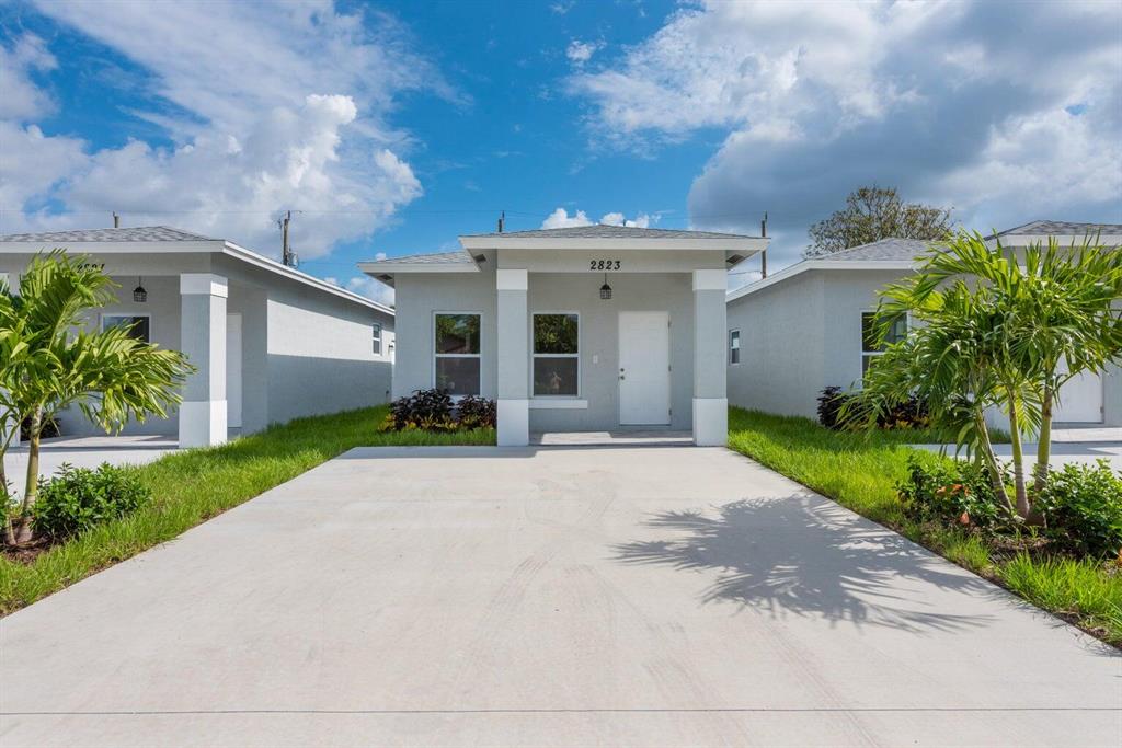 NEW CONSTRUCTION 2023!!! Beautiful modern open plan with granite countertops in kitchen and bathrooms, walk in closet, led light, impact windows, stainless steel appliances, paved driveway. Centrally located off major roadways, minutes from downtown West Palm Beach and surrounding areas. NO HOA.