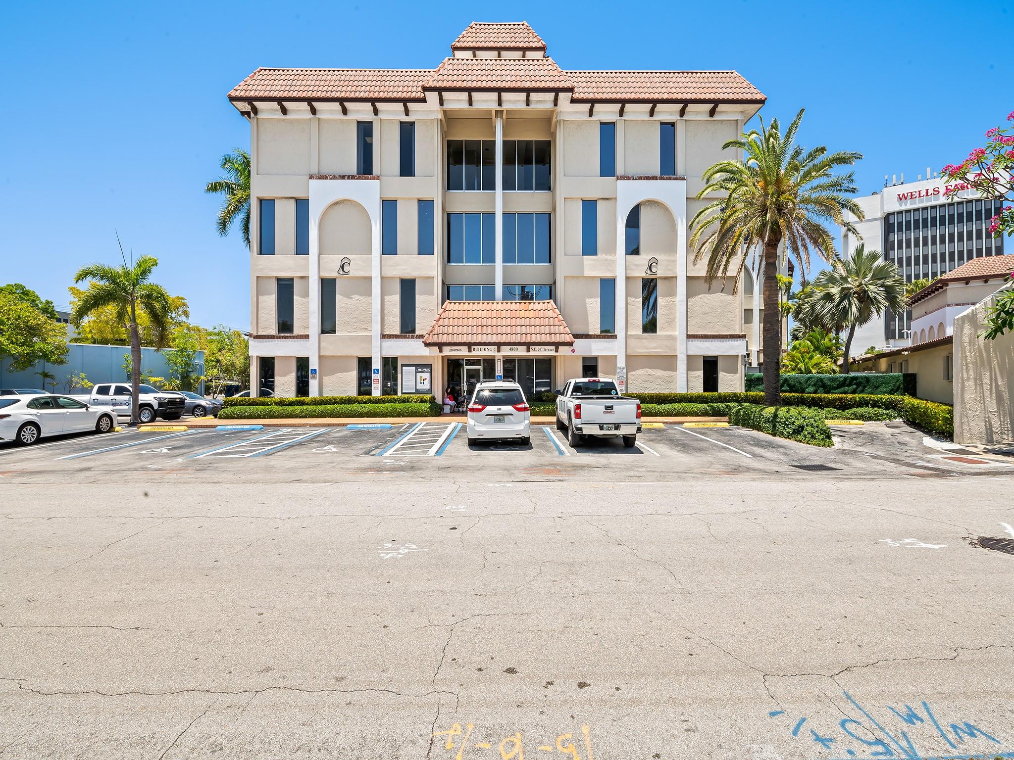 Cornerstone medical office assemblage for sale in Fort Lauderdale’s healthcare district, steps from Holy Cross Hospital. Located along busy Federal Hwy (50,500 AADT), this nearly fully stabilized property features strong visibility, in-place medical tenants, and solid income with potential upside. Current leases are below market and on modified gross terms, offering value-add potential through rent increases and NNN conversion. The property has historically high occupancy, elevator access, natural light, ample parking, monument signage, and a landscaped, professional setting. With limited supply and high demand in this submarket, plus its proximity to the hospital, this legacy asset is ideal for investors or owner-users seeking long-term stability in a recession-resistant sector.
