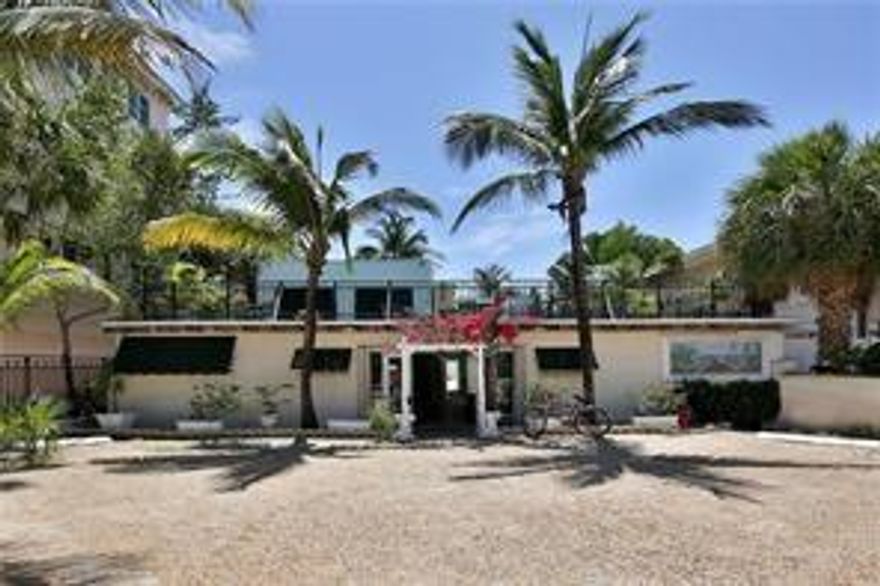 THIS IS A UNIQUE OPPORTUNITY FOR THE PERSON THAT WOULD LIKE TO OWN A BOUTIQUE HOTEL ON THE SAND IN LAUDERDALE BY THE SEA.THIS IS AN 8 ROOM HOTEL THAT CAN BE DEVELOPED AND EXPANDED IN SIZE. MAKE THIS A LIFESTYLE COMMITMENT FOR THE OWNER AND YOUR FUTURE GUESS. THE POSSIBILITIES ARE ENDLESS!