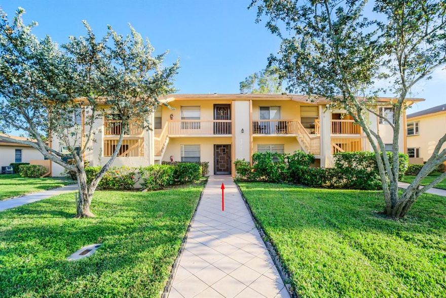 Going, going will be gone! Beautifully renovated 2B-2BTH 1st Fl. Covered & screened sun room. Gorgeous flooring, Newer AC. Spacious master bdrm w/en-suite full bath & WIC. Hurricane impact window in LR. Bonus outdoor storage. Updated kitchen with breakfast area. Palm Greens is a HOT community. Great things to come. Buy Now or Cry Later. Great Tennis program. Clubhouse, Olympic size heated pool w/lap lanes, Hot Tub, Café, Billiards, Card & Game rms, 2 Fitness rms, Saunas, Pickleball, Clubs to join & friends to make! Less than 6 mi to the Downtown area which is a true gem known worldwide as vibrant, intimate with big city sophistication, directly on the Atlantic Ocean. Upscale shops, fine restaurants, entertainment & of course, the incomparable beauty of nearly 2 mi of award-winning beaches!