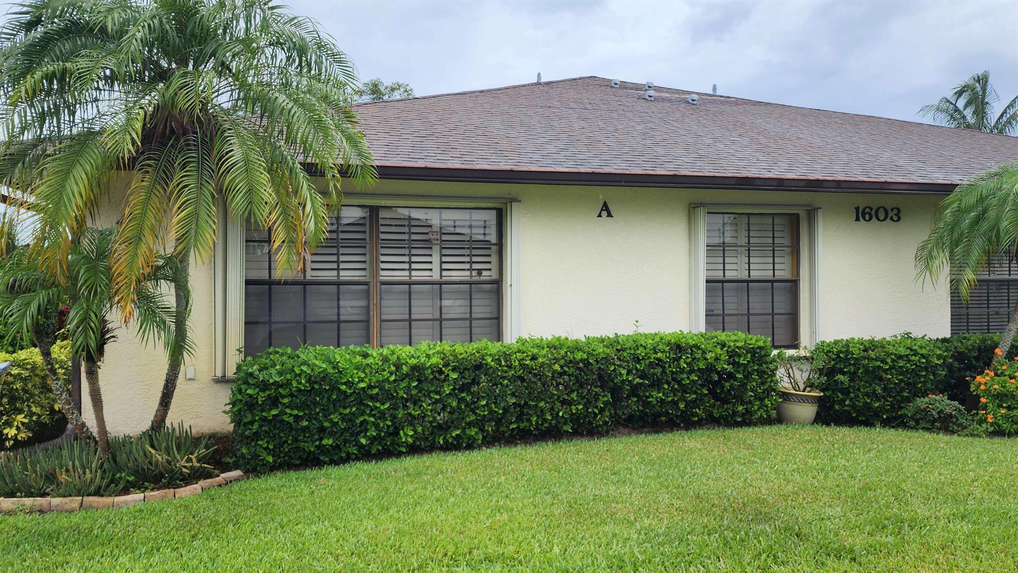 3/2 located in a desirable location close to Lawnwood Hospital, schools, shopping, I95, turnpike, and local beaches. The home features a screened lanai with a private patio, upgraded kitchen and bathrooms with silestone kitchen countertops, s/s appliances, crown molding, plantation shutters, spacious bedrooms, laundry room, accordion hurricane shutters, and 2021 A/C. The community features 2 Olympic size pools, one heated pool and one natural pool, sidewalks, bike paths, and walking paths. The HOA includes lawn maintenance, insurance, and trash pick- up. Don't miss this one! Schedule your private showing today.