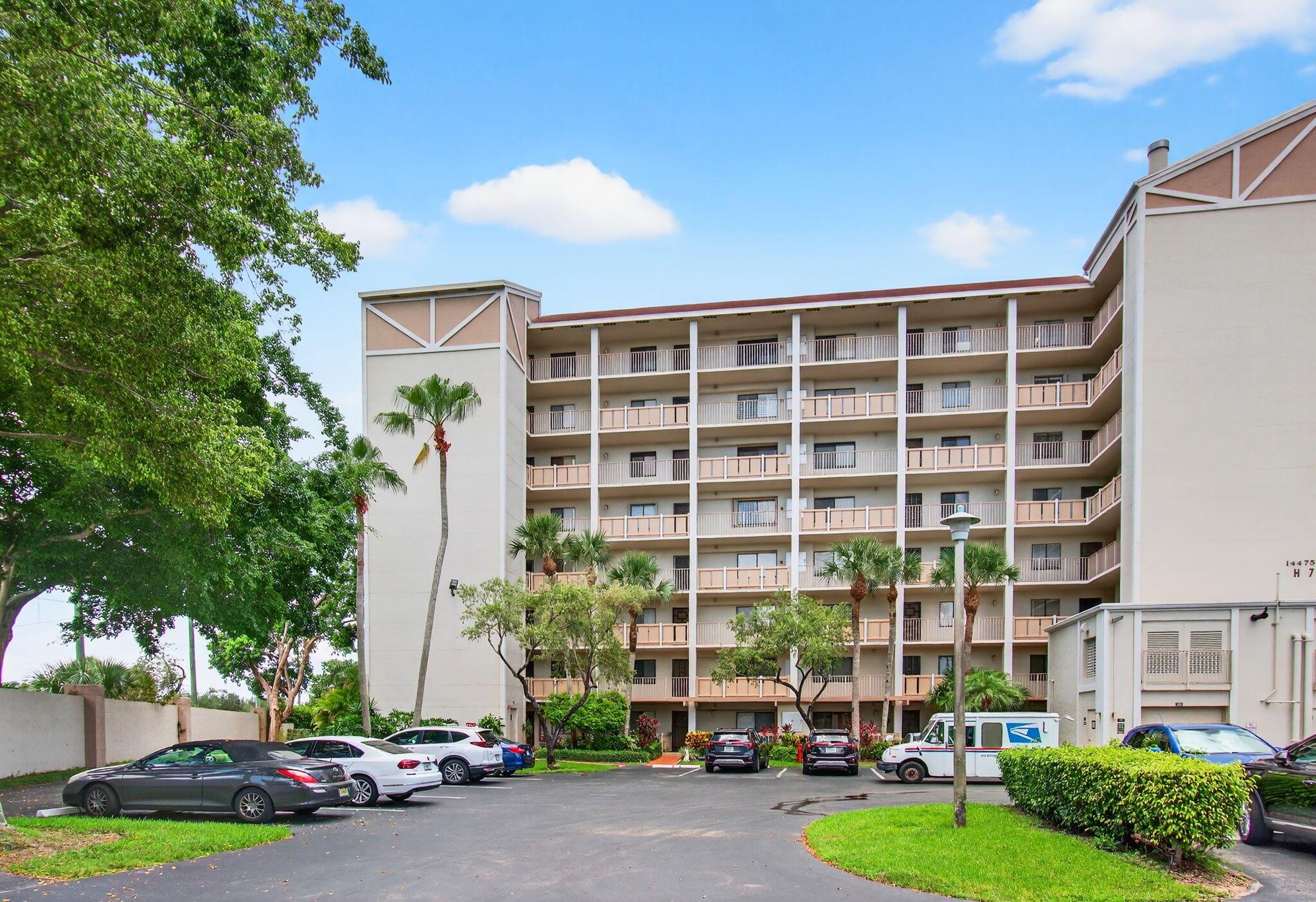 Welcome home to this beautiful fourth floor corner condo unit, located in the sought after community of Huntington Lakes in Delray Beach. This 2 bedroom, 2 bath unit, which comes fully furnished is perfect for a winter escape or full time residency to enjoy South Florida year round. Recent upgrades include the primary bathroom, plantation shudders, and partial impact glass. Huntington Lakes offers many amenities for residents to enjoy that of which include, a newly renovated clubhouse, indoor/outdoor pool, tennis, pickleball, fitness center, theatre, and gated access. Ideally located in central Delray Beach, with close access to the world famous Atlantic Avenue, along with its restaurants and shops. For travel enjoy the benefit of using Ft Lauderdale or PBI airports. Come and tour today!