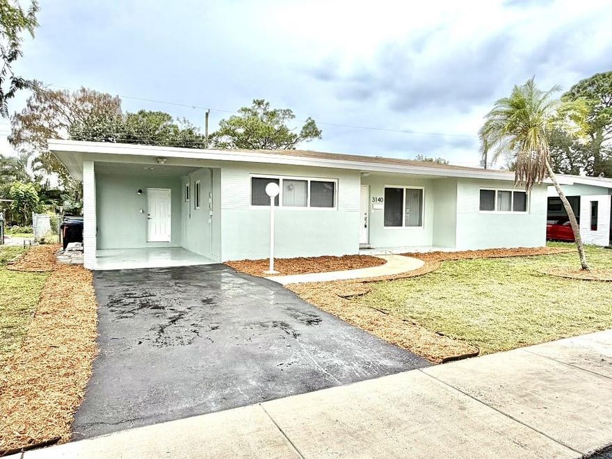 Move-in ready 3/2 - 1547 sq. ft. home on safe street with no HOA. Just appraised/priced correctly. Same owner for 37 yrs. Split-bedroom layout with large bedrooms, ceiling fans, big closets & overhead storage. Expansive 14x37 great room. Major updates done: impact windows/doors (Oct 2025), 25-yr shingle roof with upgraded underlayment (2020), fully renovated baths (Jan 2026), Rheem 3-ton A/C with warranty (Jan 2026), Rheem water heater (Dec 2025), new driveway, new interior doors & locks, new premium interior/exterior paint. Kitchen with ample storage; 1-yr-old fridge with ice/water. Attached laundry with W/D, sink, & storage. Huge backyard. Transferable termite policy/termite free!