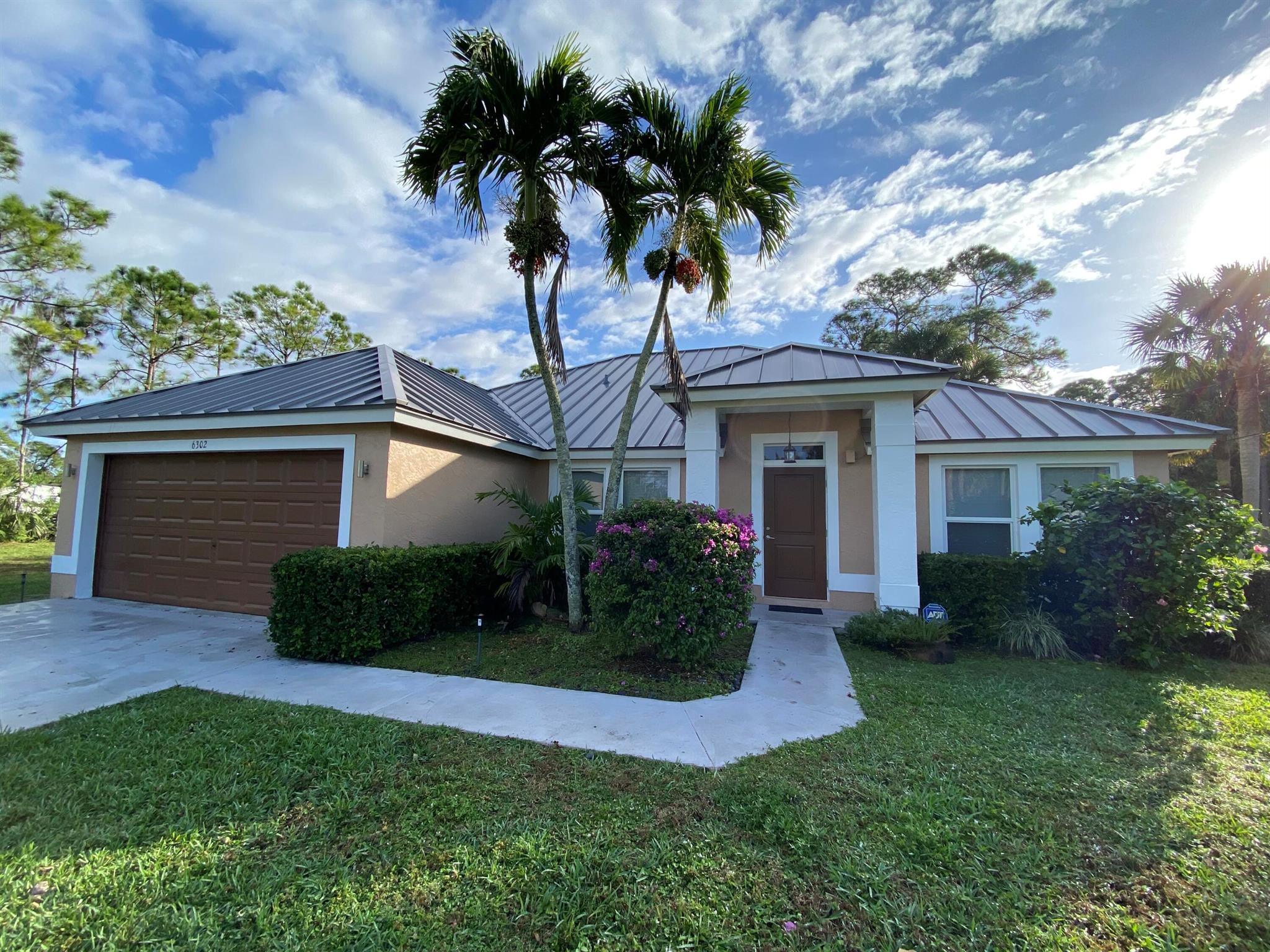 This beautiful home has been well cared for and is located right off of Royal Palm Beach Blvd. This great home includes an inground pool and a screened pool and patio area. Brand new metal roof, exterior paint, impact window and doors. wood cabinets, granite countertops, tile and vinyl flooring through out the house. Landlord will takes care of water reverse osmosis system, grass cutting, pest control and swimming pool care.