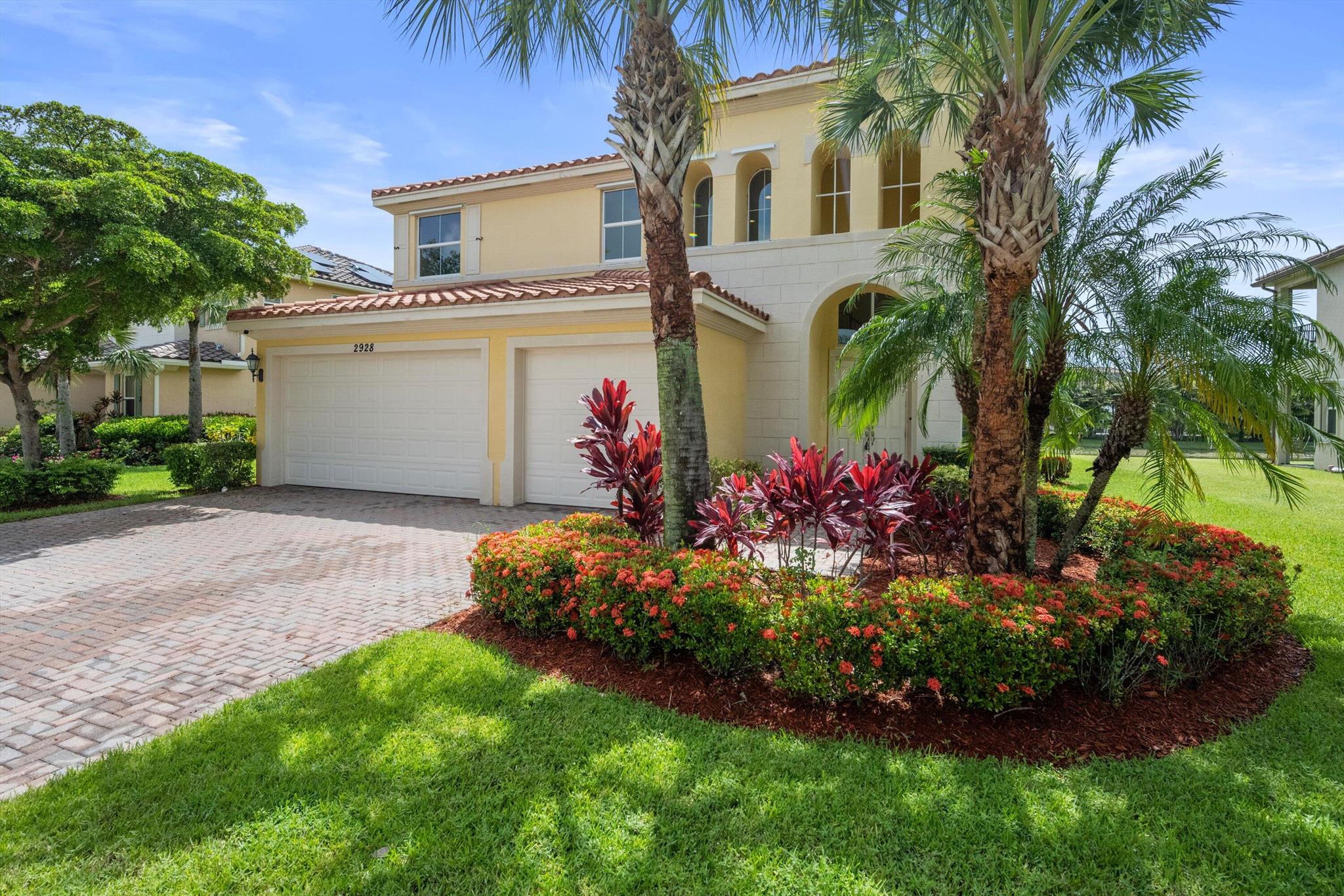 Built in 2013, this spacious 5-bedroom home offers sparkling lake views and a versatile loft (the 5th bedroom) that can be used as a playroom or home office. Step inside to soaring ceilings and an open layout that's perfect for entertaining. The kitchen features rich wood cabinets, granite countertops, and newer stainless steel appliances. The luxurious primary suite includes a private, covered balcony--perfect for early morning coffee or a glass of wine at sunset. The laundry room is conveniently located on the second floor near the bedrooms. This home also boasts a 3-car garage, providing plenty of storage and parking. It's fully wired with CAT6 Gigabit Ethernet, and the HOA includes AT&T Gigabit fiber internet--ideal for working from home or streaming with ease.