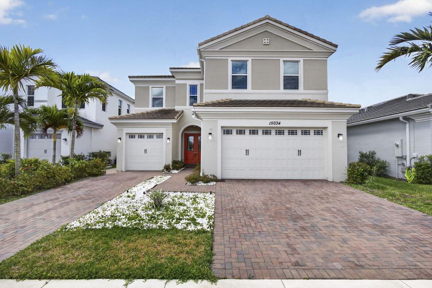 ORCHARDS IS A 358 HOME ENCLAVE NESTLED WITHIN THE NEW CITY OF WESTLAKE, AN EXCITING CITY WEST OF WEST PALM BEACH WITH NEW AMENITIES BEING ADDED. A DRAW FOR THIS FAMILY FRIENDLY LOCALE IS THE ADVENTURE WATER PARK AND A NEW ELEMENTARY SCHOOL BEING BUILT IN THIS THRIVING NEIGHBORHOOD. CUSTOM UPGRADES HAVE BEEN ADDED IN THIS PROPERTY, IE. VENTED HOOD TO THE BUILDING EXTERIOR, LADIES FOOT REST IN THE SHOWER. A BIDET ON THE FIRST AND SECOND FLOOR. LAUNDRY ROOM SINK AND TUB. THE INTERIOR WILL BE FRESHENED WITH PAINT.