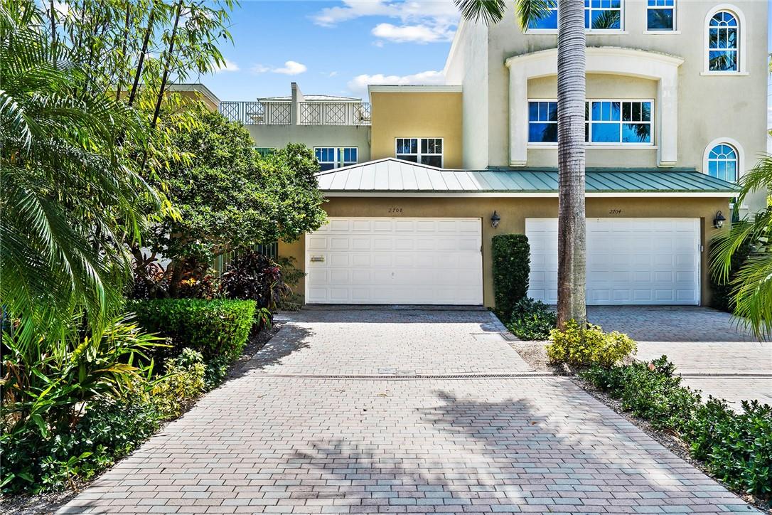 Live in Coral Ridge…ON THE WATER! Really Cool Three-Story Coral Ridge Townhome on Deep Water w/ Ocean Access. So Well Done You’re Gonna be Shocked! Brand New Unused Kitchen Appliances, Your Own 36' Dock Space with Southern Views. Spacious Dining and Living Area With Fireplace. Quaint Private Gated Walkway Adds to the Charm of this Already Lovely Residence. First Floor Powder Room and Huge 3rd Floor Rooftop! 2-Car Garage. Primary Bedroom Offers Plenty of Room to Unwind with Two Brand New Custom WIC. Great Size Guest Rooms Also Offer Walk-in Closets. This is a Boutique 4-Unit Building Right Off of Bayview Drive. Prime Fort Lauderdale Location. Resident Community Pool. Newly Polished Marble and Brand New Carpet on 2nd Floor. Professionally Staged from Top to Bottom for Your Viewing Pleasure!