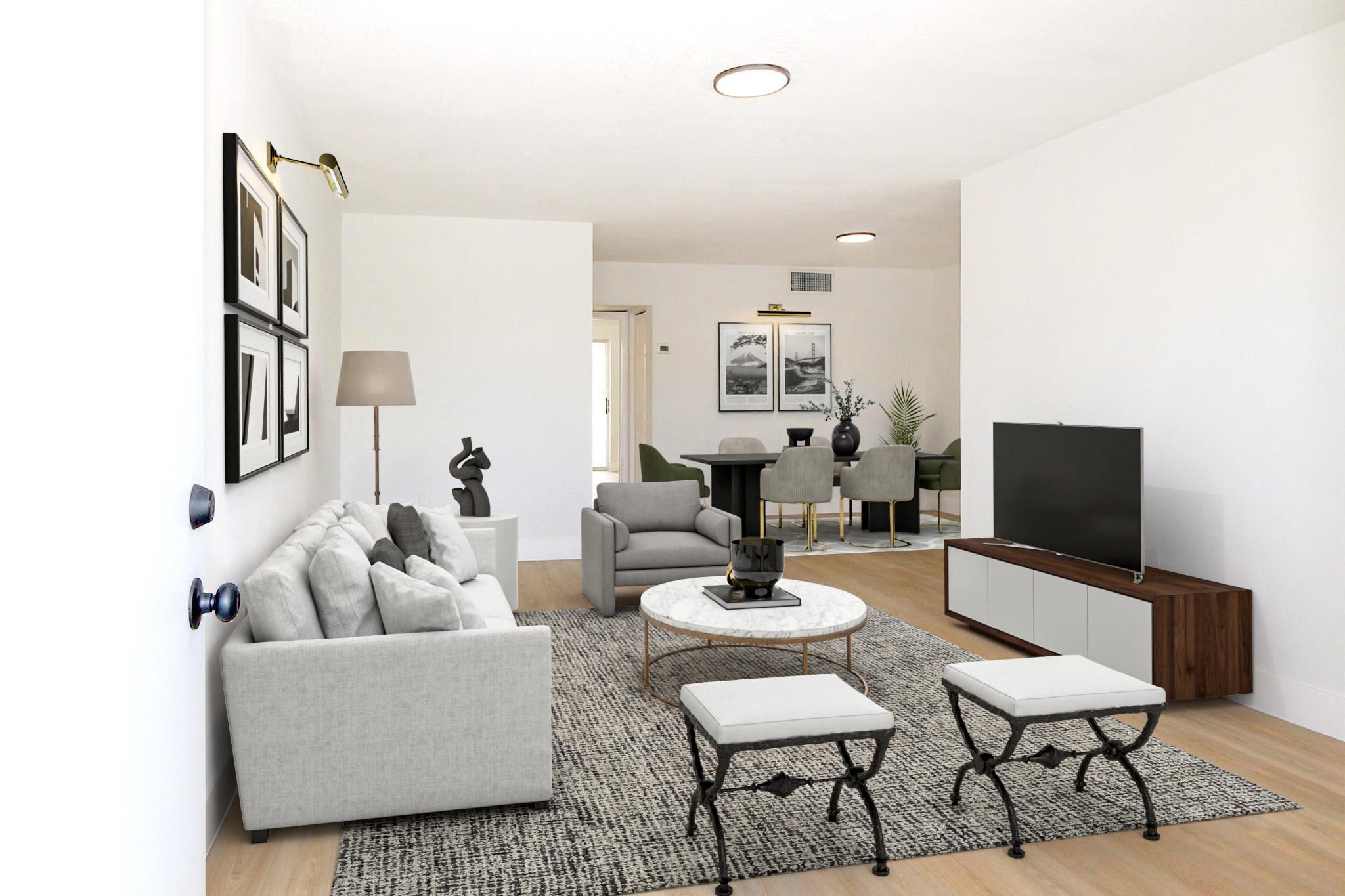 Welcome to this beautifully updated 1-bedroom, 1-bath condo in a vibrant 55+ community! This fully modern home features sleek finishes, and a bright, airy feel throughout. Enjoy peaceful mornings and stunning sunsets with tranquil water and garden views right from your private balcony. The kitchen boasts quartz countertops, stainless steel appliances, and custom cabinetry—perfect for entertaining or everyday living. The spacious bedroom offers huge closet space and serene garden and water outlooks. Steps to the pool, gym & clubhouse. Close to the beaches; major highways; airports; Aventura shopping; restaurants and entertainment. Be the first to see this beautifully updated condo and call it your home. This is Florida living at its finest!