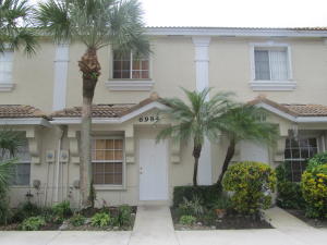 CLEAN WELL MAINTAINED TOWNHOME IN DESIRABLE GATED COMMUNITY IN WESTERN LAKE WORTH. HOME FEATURES 2 BEDROOMS UPSTAIRS, EACH WITH WALK-IN CLOSETS AND THEIR OWN BATHROOMS AND A 1/2 BATHROOM DOWNSTAIRS. A/C IS ONLY 2 YEARS OLD. NEWER WASHER AND DRYER ON SECOND FLOOR IN TOWNHOME. SPACIOUS KITCHEN. SPACIOUS COVERED SCREENED PATIO WITH STORAGE CLOSET. COMMUNITY HAS POOL, JACUZZI AND CLUBHOUSE. GREAT FAMILY NEIGHBORHOOD. HOA requires a $600.00 refundable security deposit to be paid by tenant