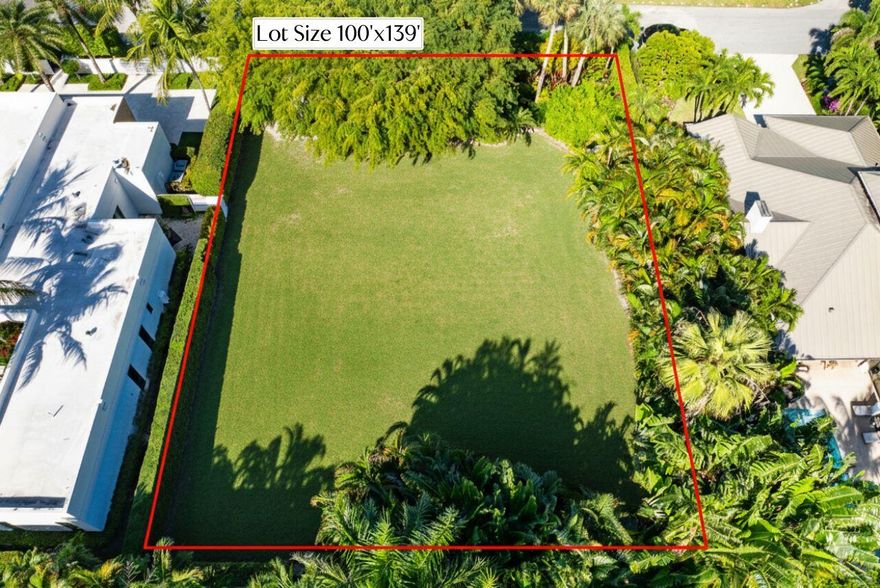 Tucked behind an arched gate on one of Palm Trail's most coveted streets - just two blocks from vibrant Atlantic Avenue and only steps from the Intracoastal. This lot is just shy of 14,000 square feet (approximately 100' x 140'). This is an exceptional offering in the heart of Delray Beach. Located on NE 2nd Street - a quiet, dead-end lane with virtually no through traffic - this distinctive property offers the best of both worlds: secluded, peaceful living just a short stroll from Delray's renowned dining, shopping, and beachfront lifestyle.