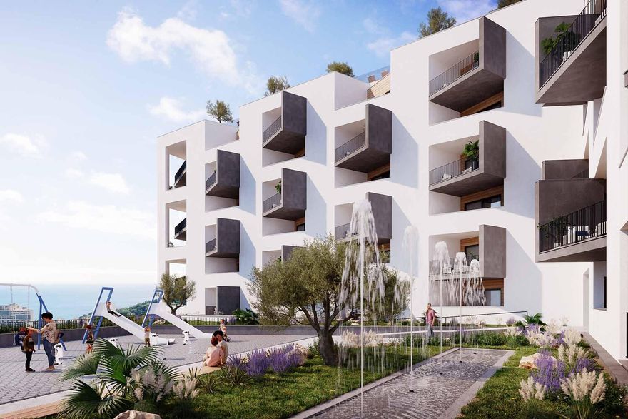**Modern Sea-View Apartment in Bečići, Budva - Vuelo Sobre Complex**Experience elegant coastal living in Apartment N 502, located on the 5th floor of Vuelo Sobre - Bečići, Section 1. This spacious 109 m residence offers two rooms with high-quality finishing, stunning sea views, and easy access to Montenegro's Adriatic coastline.