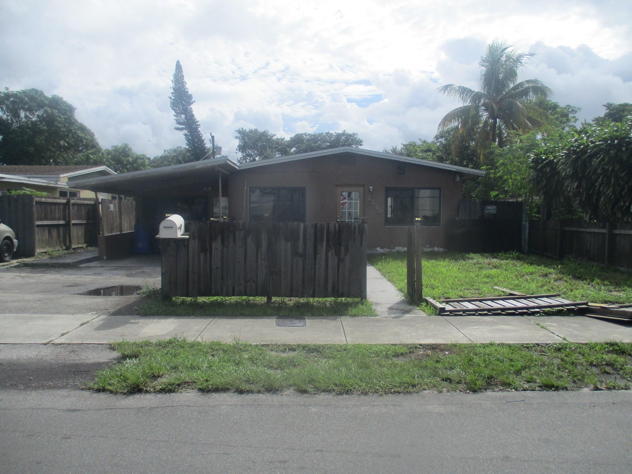 Excellent deal on this spacious Pool Home" on a large lot!!! The property is a 3 bed, 2 bath SFH with a carport and a large Florida room. Cash offers only since the property needs a new roof and complete rehab. Centrally located near I-95 and in close proximity of Downtown FT. Lauderdale. Hurry this one won't last!!! Easy to show, property is vacant and has LBX.
