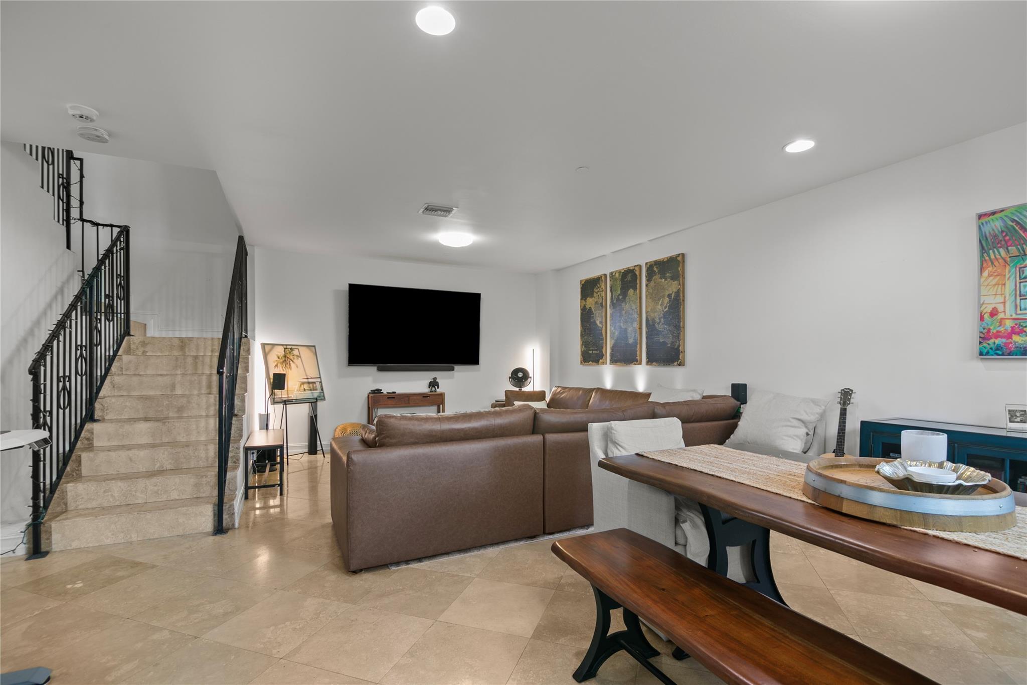 Modern Renovated 3-Story Townhome located in desirable Victoria Park. Three large Bedrooms & 3.5 Baths, plus Loft, & 2-Car Garage. Bright, open interiors with updated kitchen featuring granite countertops & stainless appliances. Spacious Living & Dining Room. Marble floors in living areas, wood in bedrooms, & updated baths. Two large Master Bedrooms & walk-in closets. Enjoy a private east-facing rooftop terrace overlooking Victoria Park & beaches, wraparound gated yard (pet-friendly), & impact windows. Driveway fits 3–4 cars. Located on a quiet street, just minutes to Las Olas, the beach, downtown, Fresh Market & Publix. Walk to Holiday Park with tennis, pickleball, fitness trails, & Baptist Health IcePlex. Unfurnished or Furnished, water/ sewer included. Rent for 6 months at $8,000.