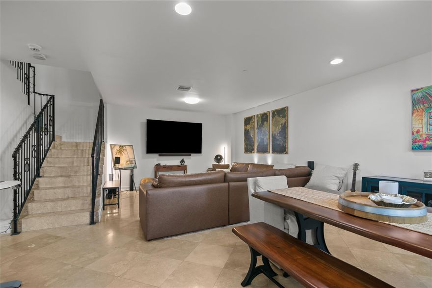 Modern Renovated 3-Story Townhome located in desirable Victoria Park. Three large Bedrooms & 3.5 Baths, plus Loft, & 2-Car Garage. Bright, open interiors with updated kitchen featuring granite countertops & stainless appliances. Spacious Living & Dining Room. Marble floors in living areas, wood in bedrooms, & updated baths. Two large Master Bedrooms & walk-in closets. Enjoy a private east-facing rooftop terrace overlooking Victoria Park & beaches, wraparound gated yard (pet-friendly), & impact windows. Driveway fits 3–4 cars. Located on a quiet street, just minutes to Las Olas, the beach, downtown, Fresh Market & Publix. Walk to Holiday Park with tennis, pickleball, fitness trails, & Baptist Health IcePlex. Unfurnished or Furnished, water/ sewer included. Rent for 6 months at $8,000.