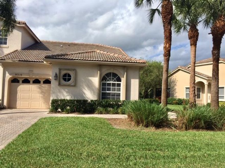 Fully updated and charmingly appointed 3 BR, 2 bath one story townhome.  Enjoy the screened lanai overlooking the pond or a quick walk to the resort style pool.  Home has a one car garage and a large master bedroom and bathroom suite.  Totally turn-key with all you would need to cook in the spotless kitchen.  Available on April 1.