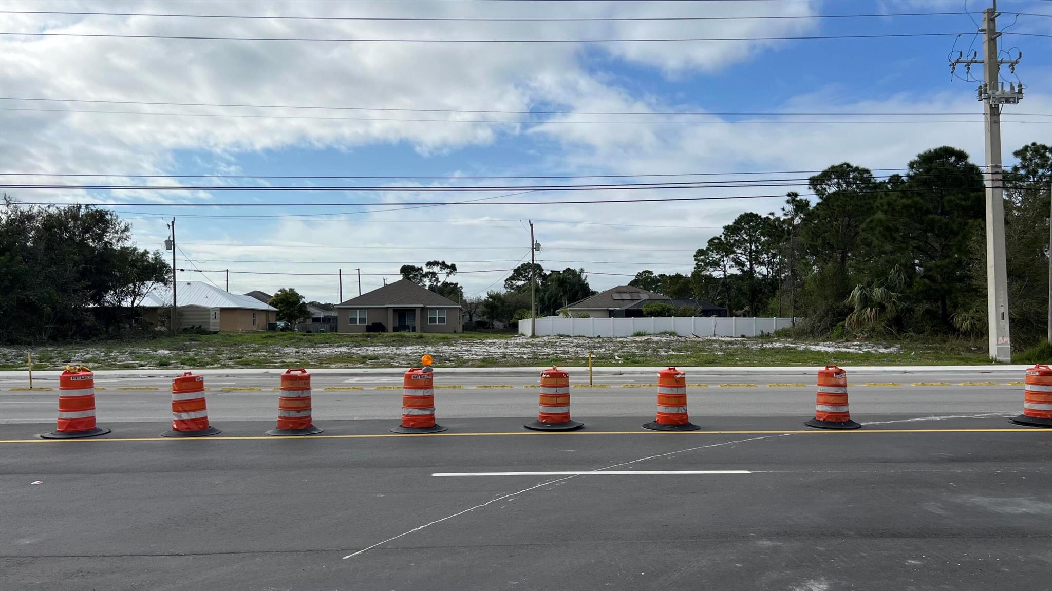 Centrally located, lot next door is also available. Lot has been cleared