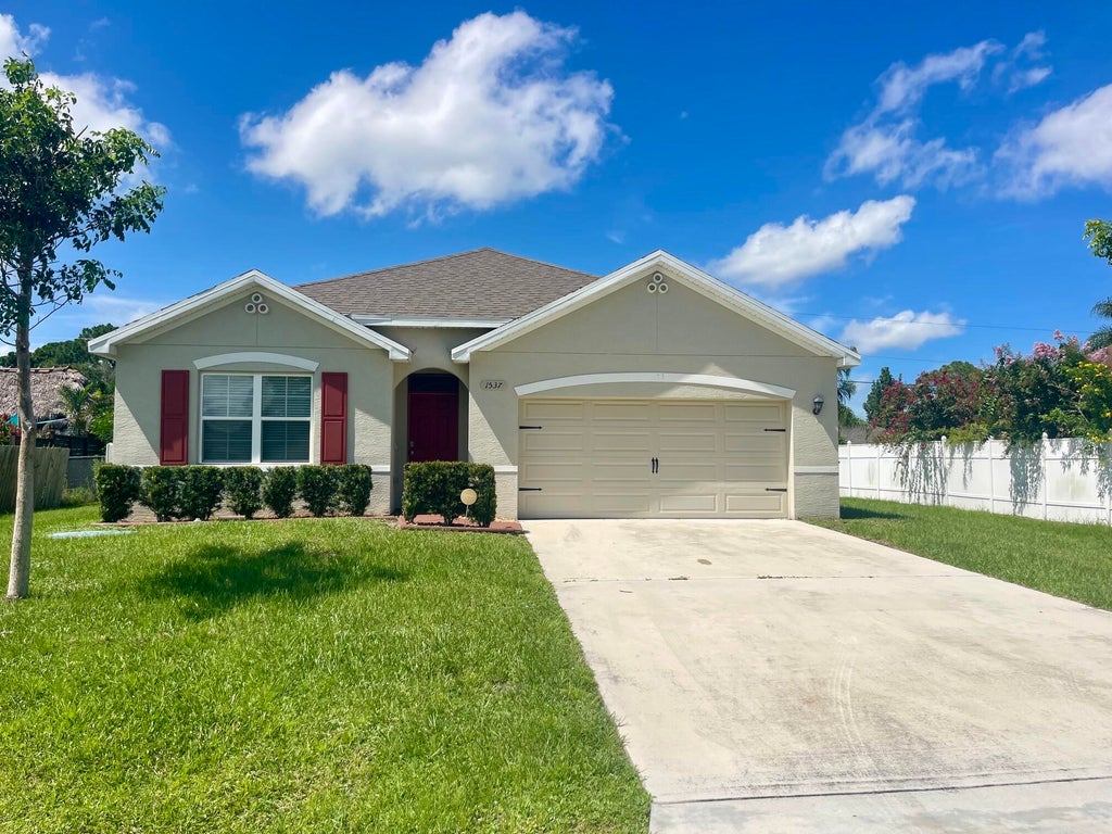 Photo of 1537 SW Meridian Avenue, Port Saint Lucie, FL 34953 (MLS # B26026415)