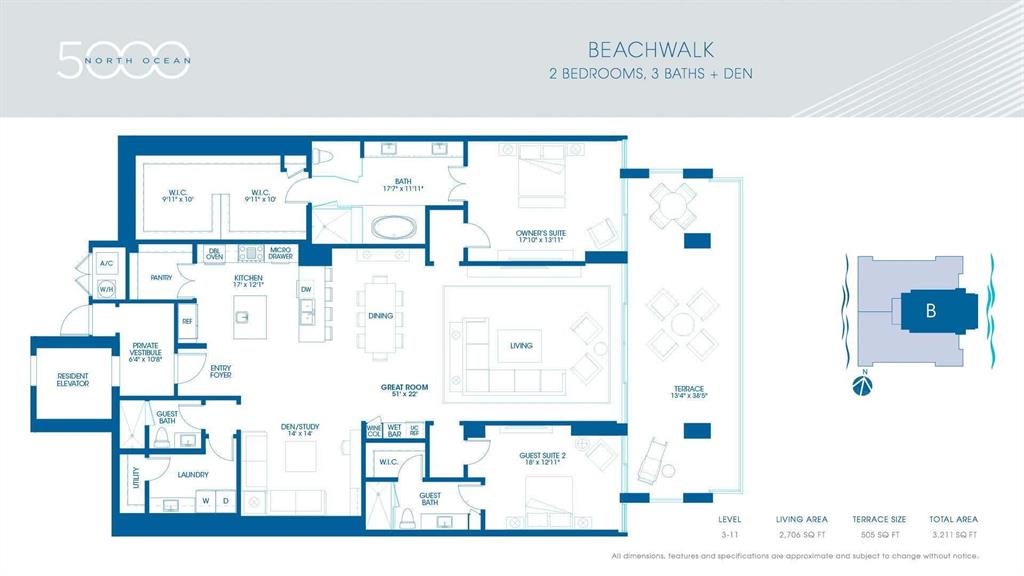 5000 NORTH OCEAN - Residential