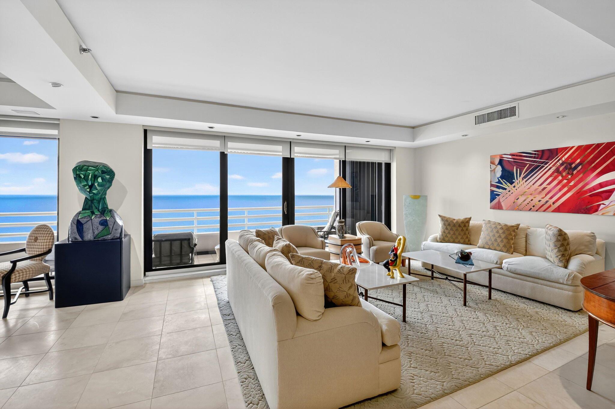 S-1603/04 is an oceanfront, double penthouse offering a lifestyle defined by sophistication, luxury and a connection to the sea. From the moment you step inside, the panoramic ocean views take center stage. Floor-to-ceiling glass invite natural light to fill the interior, while expansive balconies create seamless indoor-outdoor living. Whether enjoying morning coffee as the sun rises over the Atlantic or hosting sunset gatherings with friends, every moment is framed by the beauty of the shoreline.