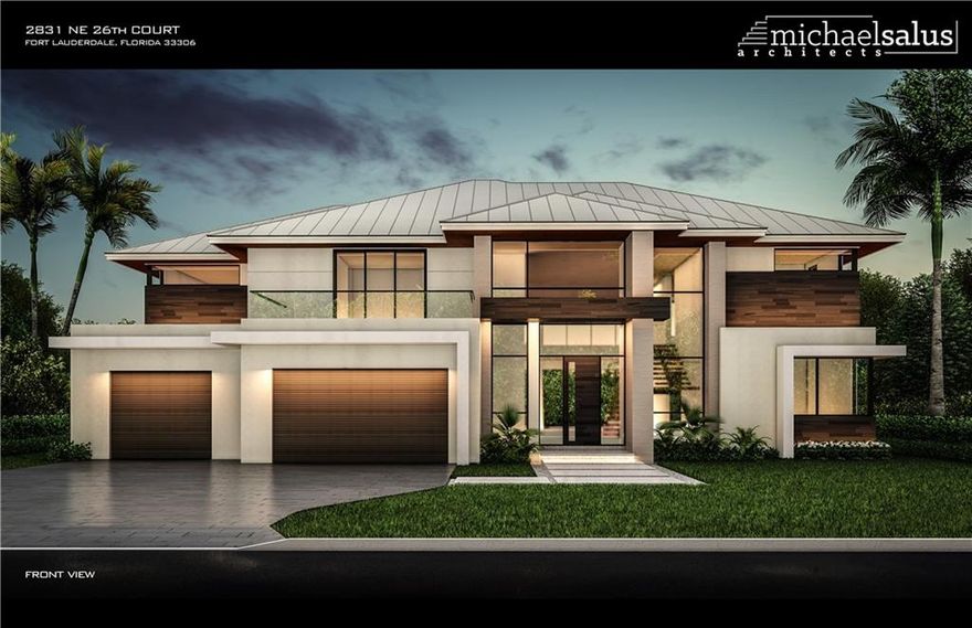 Property Sold for Lot Value prior to construction.Brand new modern design masterpiece to be built and scheduled to be completed by early summer 2020. Preliminary floor plans and renderings available but open to changes to suit your buyer. 5 bedrooms plus study/office, 100 feet waterfront with 120 ft deep lot. Prime east of Bayview location.