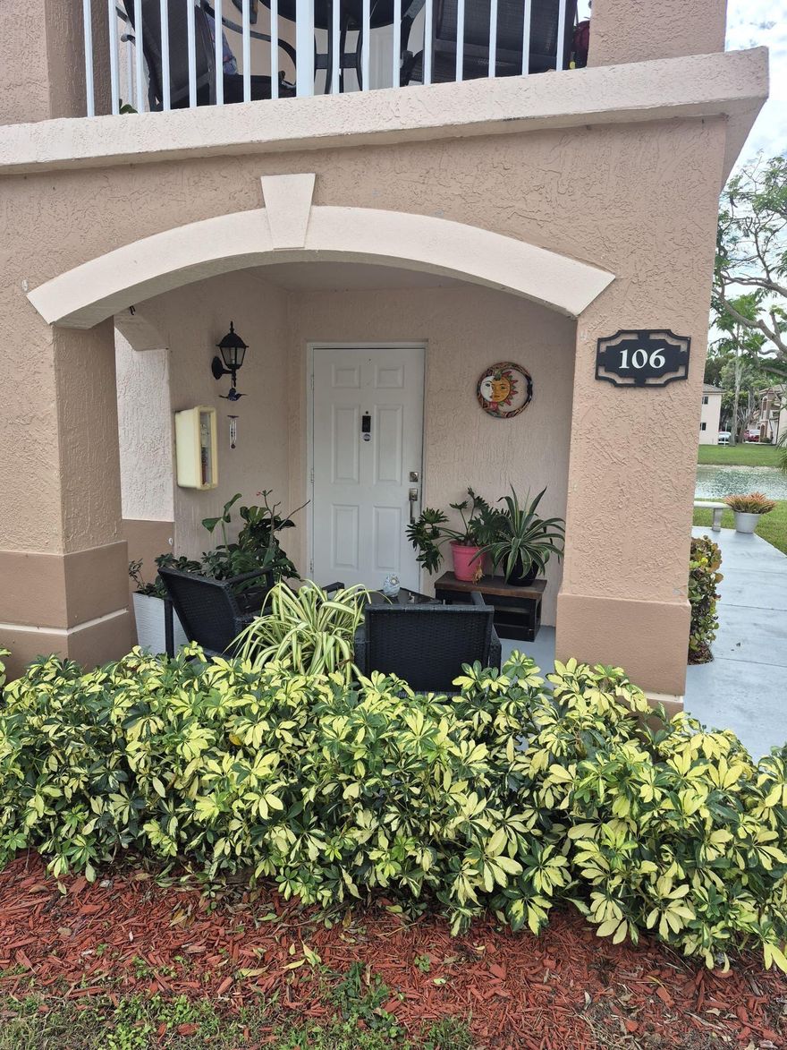 Welcome to Venetian Gardens, a sought-after community in Homestead. This stunning condo, boasts 1099 square feet of living space, offers modern living, and a large back patio to enjoy with family and friends. This corner unit is on the ground floor and has 3 spacious bedrooms, and 2 baths. Beautiful lake views, large inviting patio, and convenient location. This condo has everything you need to live a comfortable, modern, peaceful life. This condo comes fully equipped with all appliances and a washer/dryer. Venetian Gardens has great and convenient amenities and location.