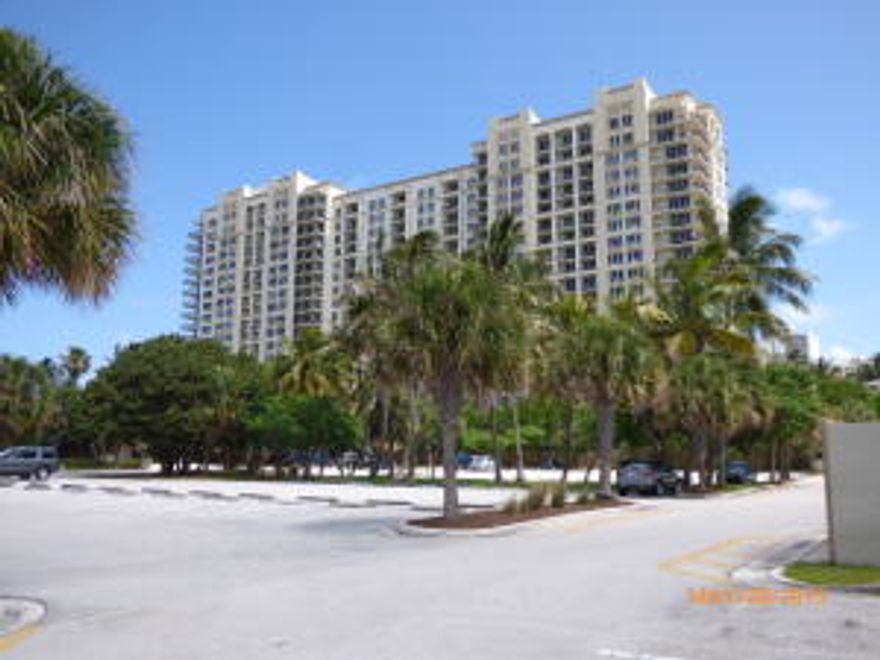 GREAT! Price reduction!  One of the largest terraces in the building. Great for private entertaining. This 2 bedroom, 2 bath fully-furnished condo may participate in the rental pool.  Building offers top amenities which include spa, restaurants, coffee shop, valet parking and MORE!