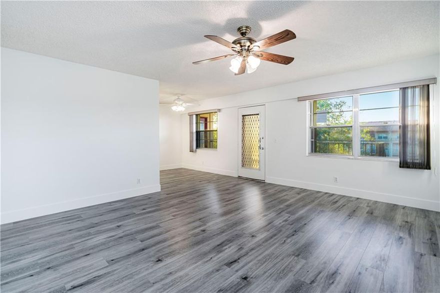 4TH FLOOR ; 2 BEDROOMS; 2 FULL BATHROOMS; HURRICANE ACCORDION SHUTTERS IN EVERY WINDOW; SLIDING GLASS DOOR IN BALCONY; NEWER AC.  BASIC INTERNET, CABLE, WATER AND ALL AMENITIES ARE INCLUDED. LAMINATED FLOORS THROUGHOUT. SUPER , SUPER CLEAN . THIS CONDO IS IN THE MOST EXCLUSIVE 55+ PLUS COMMUNITY IN PEMBROKE PINES. RESORT-STYLE LIVING WITH A MULTI MILLION DOLLAR CLUBHOUSE, MOVIES,FITNESS CENTER , TRANSPORTATION,FREE GOLF, 24 HOUR SECURITY PATROL AND MUCH MUCH MORE.