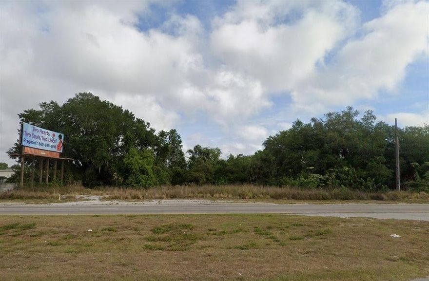 VACANT COMMERCIAL/INDUSTRIAL LAND READY TO GO. THERE IS A BILLBOARD ON THE PROPERTY OWNED
BY LAMAR (NO CONTRACT)