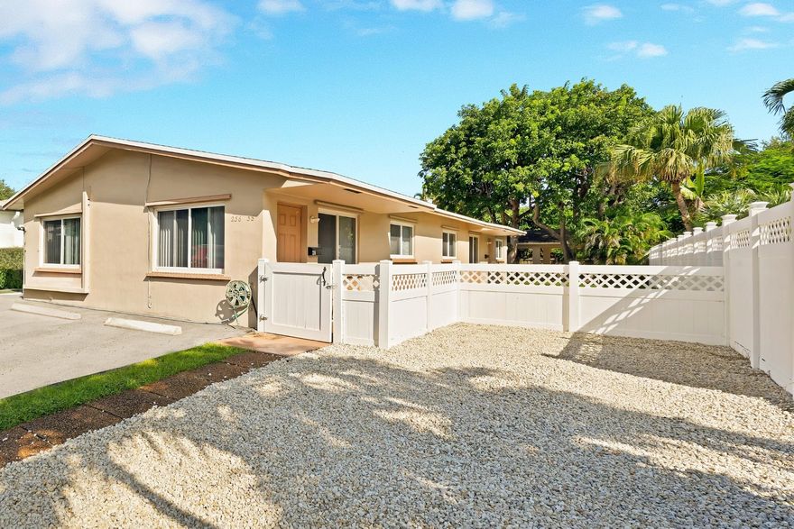 Charming and spacious HOUSE STYLE 3 beds-2 baths in a prime Dania Beach location! Enjoy the beautiful PRIVATE backyard space with covered cabana, and a big shed. Laundry room and Impact windows/doors. Amazing location, 5 minutes to the beach, Dania Pointe (1.5 miles), Dania Beach Casino (1.5 miles) and the FLL airport (3 miles). Also, 3 parking spaces + plenty of street parking, in a quiet and wonderful street! Water flat fee monthly$100. Easy and fast approval. ONLY FIRST MONTH AND ONE DEPOSIT with enough proof of household income.