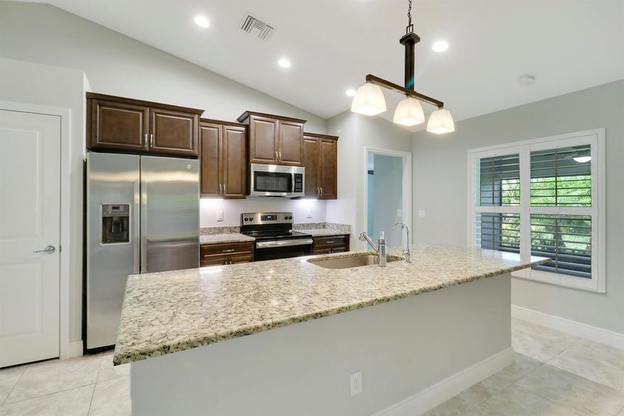 4 beds, 2 baths, south of Becker Rd close to 95 and the Turnpike, complete impact glass, built in 2020, plantation shutters, all tile throughout, whole house automatic generator, fully fenced back yard, large screened back patio, and water purification system. Extensive landscaping in front and backyard. Must see in person to fully appreciate. Full list of upgrades in Documents in MLS.