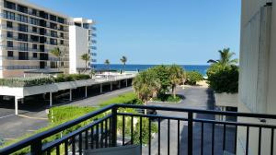Beautiful Oceanfront 2/2 luxurious condo on Palm Beach is completely furnished and extremely well kept.Move in and enjoy both ocean and intercoastal  view ,access to community pool and convenience of doorman service.