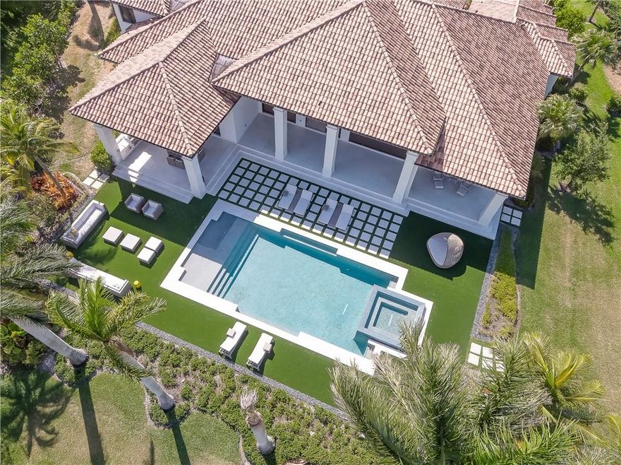 Remarkable sophistication and elegance blend in this new contemporary home showcasing exquisite craftsmanship and cutting edge design in a private tranquil setting. Situated on a 71,332 SF lot in prestigious Windmill Ranch Estates, this 9,132 SF home features outdoor spaces as a natural extension of interiors. A zero-edge infinity pool, expansive terrace, outdoor kitchen, theatre, 4-car gar, custom wine wall, chef kitchen, floating stair & master suite fit for royalty complete this luxurious residence.