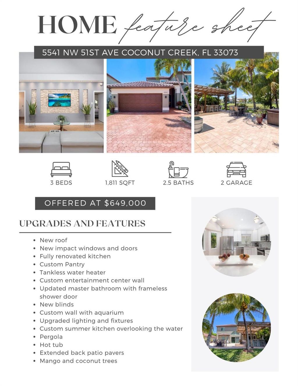 Photo of 5541 NW 51st Avenue, Coconut Creek, FL 33073 (MLS # R11090440)