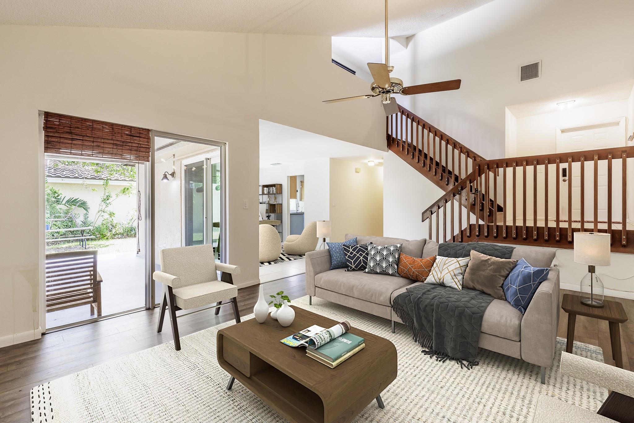 Welcome to Rock Creek, where life moves at a gentler pace and kids still ride bikes with neighbors they know by name. Nestled on a quiet cul-de-sac with lake views, this 3-bedroom home offers more than just space—it offers a way of life. Enjoy top-rated schools, tree-lined streets, and peaceful mornings by the water. The backyard is a true retreat, with room for a pool, a spacious deck, pizza oven, and the perfect setting for everything from Sunday grilling to sunset wine by the lake. Fish, paddle, or just relax—this is a place where memories are made, and community still matters. And when stormy weather comes, you'll have peace of mind with all impact rated openings and a gas powered generator; all at a price point that packs a ton of value!