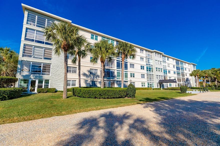 Bright and spacious 2BR/2BA first-floor corner condo in the heart of Vero Beach! With over 1,400 sq ft this is one of the larger floor plans in Riverview Condominium. Conveniently located next to Miracle Mile shopping & dining and just 5 minutes to downtown or Ocean Drive and pristine beaches. Updates include windows and doors, freshly painted interior, 2023 AC condenser, tile floors throughout, and revitalized baths. The kitchen boasts brand-new stainless steel appliances, newer countertops, and solid wood cabinetry. East facing enclosed Florida room makes for beautiful sunrises!
