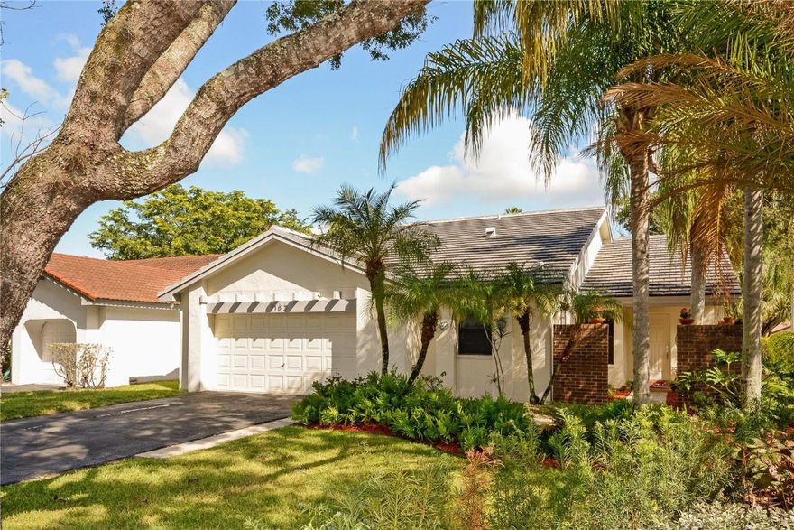 Great Community of Country Isles.  3 BR/2 BA with 400+ screened and tiled patio.  Kitchen open to family room.  SS appliances.  Fully tiled throughout.  Hurricane panels. Master bedroom has step in shower and custom closet. Split bedrooms w/3rd one being used as study/office. Corner lot   Fast move in, No HOA approval (owner requires credit report, background check and an application).  Near community pool.  Assoc. maintains lawn, most of landscaping and cutting/ sprinkling of grass.  Owner prefers no pets and no smoking.