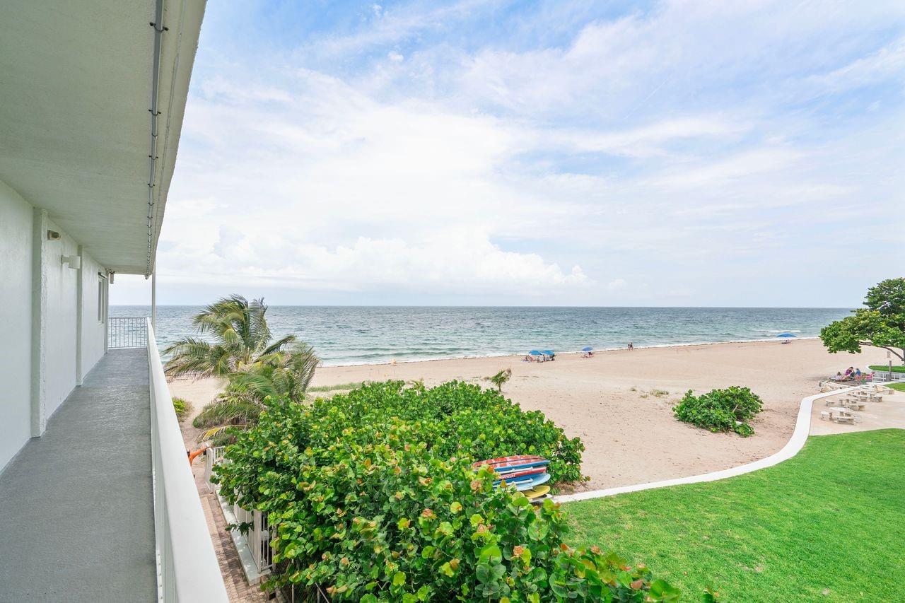 Your Beach Escape Awaits! Welcome to your turnkey, fully furnished studio apartment, directly on the sand in beautiful Lauderdale-by-the-Sea! Wake up to the sound of the waves and enjoy your morning coffee with your toes in the sand on the beach, just steps from your door. Inside, you'll find a queen Murphy bed, a couch with a pull-out bed and a fully functioning kitchen to prepare meals. This boutique building offers a heated pool, BBQ area, laundry facilities on every floor and one designated parking spot. You'll love the prime location, moments away from the Pompano Pier, waterfront restaurants, and vibrant nightlife. Exploring the local hotspots is a breeze with the free town shuttle! Utilities included. 2 people max. Available now through Oct 31st. No pets and no smoking.