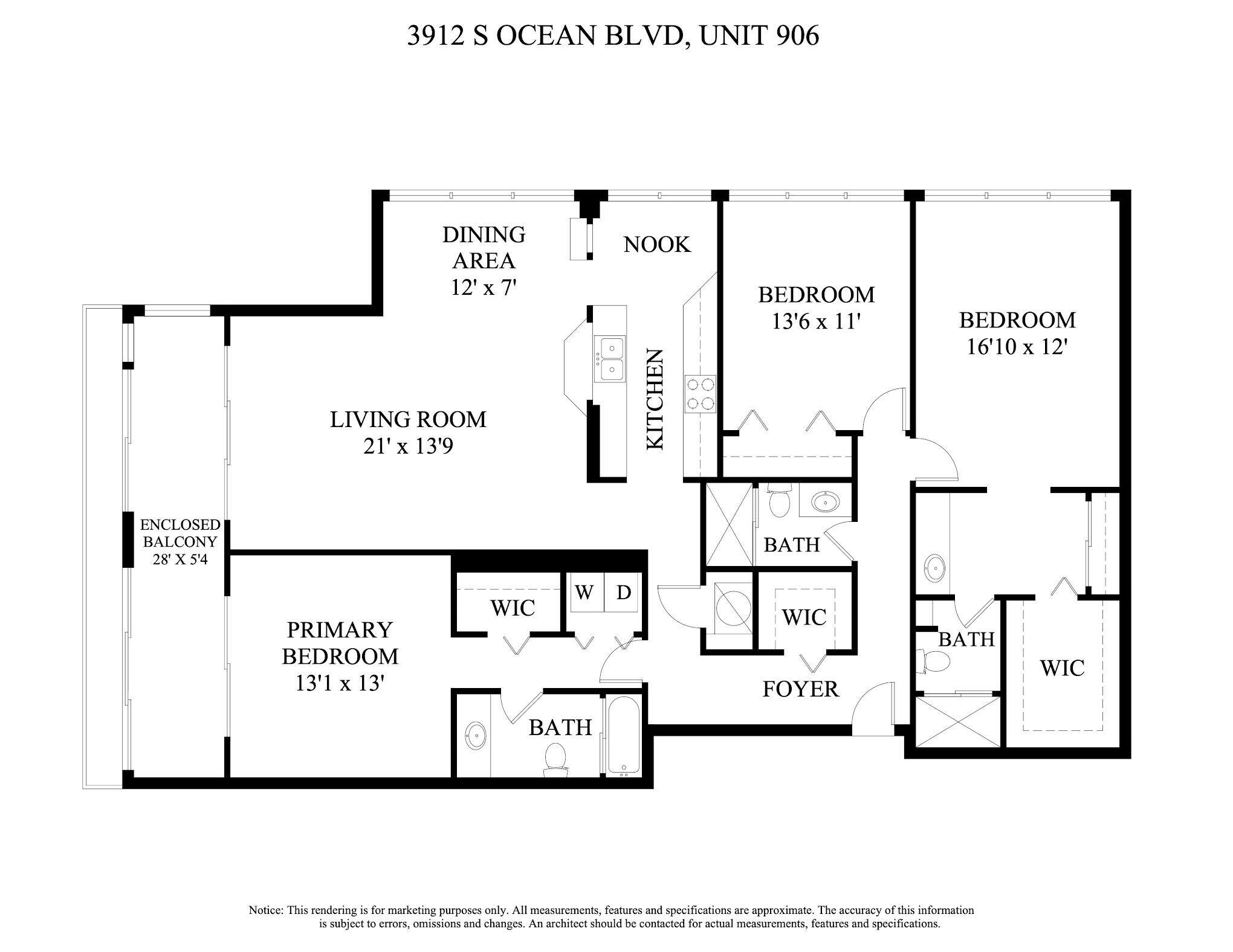 3912 S Ocean Boulevard 906