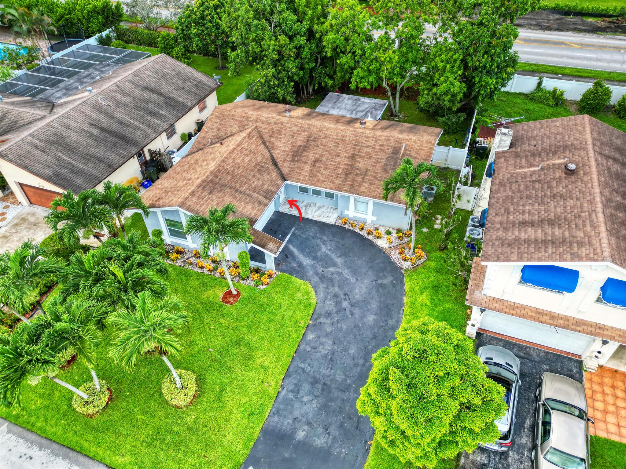 Chatelaine is minutes away to popular downtown Delray/Atlantic Ave. and its beaches! Great family neighborhood! Spacious private backyard fenced in with avocado trees. Remodeled kitchen with granite counter tops and stainless steel appliances. Remodeled bathrooms, impact glass windows. Double car garage This home is ready for you today This won't last! All measurements are approximate, buyers agent/buyer to verify exact measurements.