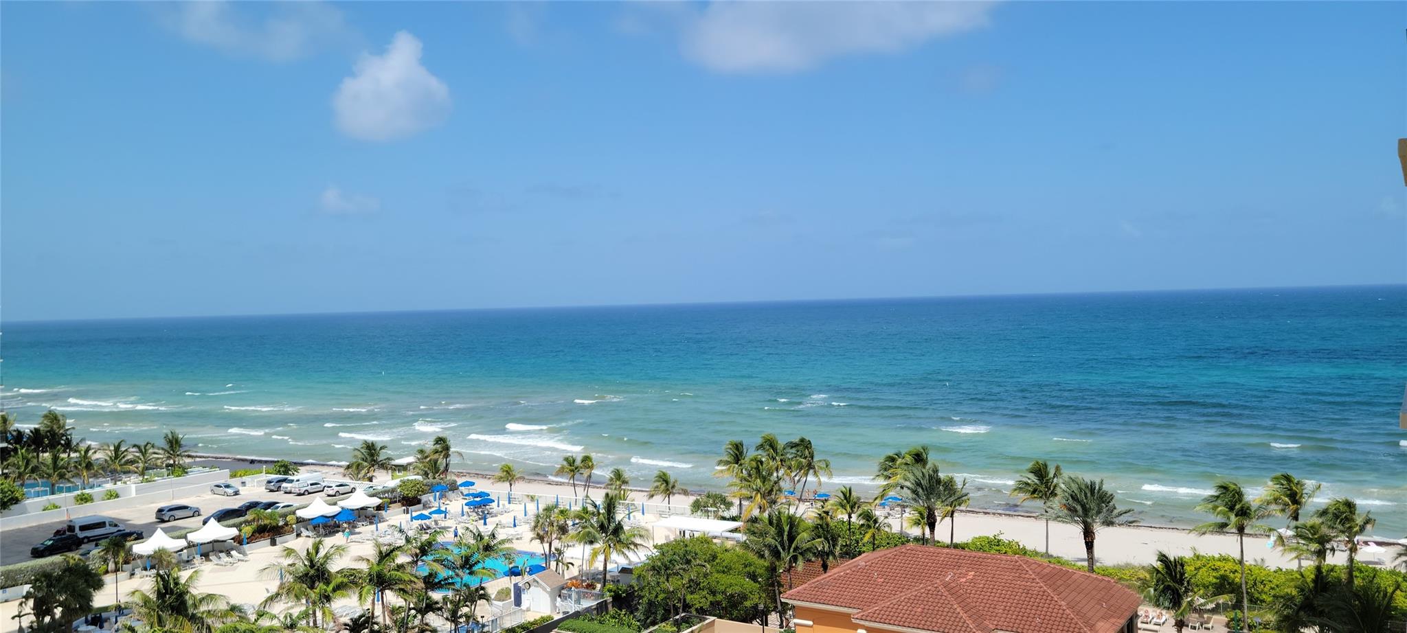 Available immediately for annual lease! Spacious 2 bdrm 2 1/2 bath fully furnished and equipped. Corner unit with large wraparound balcony accessible from living room. Apartment offers ocean and intracoastal views. Wood floors in living areas and bedrooms. Both bedrooms are ensuite. Kitchen has granite counters and stainless steel appliances. Full size washer and dryer . Hurricane impact window. Plantation shutters in all rooms. Building offers newly renovated gym and spa, residents lounge, pool and hot tub, bbq grills, tennis court and more. Call today. Easy to show.