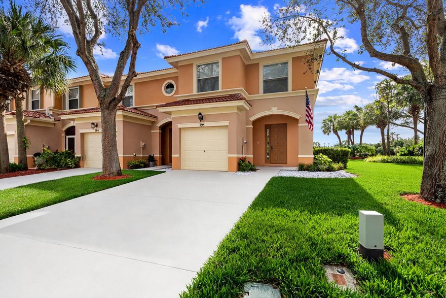 Welcome to this beautifully updated 3-bedroom, 2.5-bathroom townhouse with a 1-car garage, nestled in the desirable Seminole Lakes community. This corner unit is located at the end of a private cul-de-sac giving you the feel of your own private back and side yard. This stunning home comes with 2024 AC, 2023 HW Heater, 2023 Appliances and 2025 Kitchen Counters, Sink and Faucet.
Enjoy the convenience of being walking distance from Calypso Bay Waterpark and Seminole Palms Park, plus easy access to top-rated schools, shopping, dining, entertainment, Florida's Turnpike, and PBI Airport. Exclusive Boat/RV storage less than 500 feet away. Reserved for Royal Palm Residence only. 24/7 Security and Gate Access. Holds up to a 35 ft boat or a full-size RV. Come and see for yourself