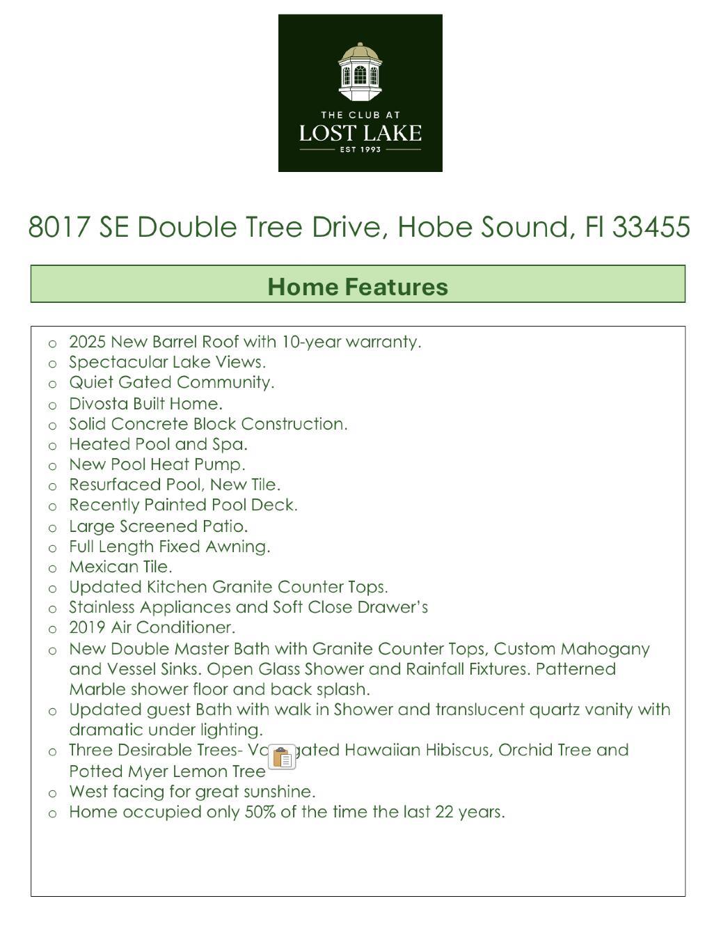 8017 SE Double Tree Drive
