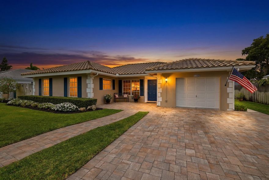 Located in the highly sought-after Boca Raton Square community, this meticulously maintained 4-bedroom home checks all the boxes and then finds a few more boxes you didn't even know you needed. Zoned for A+ rated schools, it's the kind of neighborhood where kids ride bikes and parents actually wave to each other.  Inside, you'll find an updated kitchen and two renovated bathrooms that blend modern comfort with timeless appeal. Major upgrades including a new AC condenser, water heater, and kitchen appliances mean the only thing you'll need to bring is your furniture and your appetite.  Out front, a brand new brick-paved driveway gives the home serious curb appeal. Out back, an expansive covered patio is basically begging you to fire up the grill and do absolutely nothing productive on a  Sunday afternoon. We fully support that lifestyle.  Situated on a quiet street, the home offers privacy without sacrificing that warm, welcoming neighborhood feel. There's also plenty of room to make the backyard your own, along with ample storage throughout for everyday living. With every major system already updated, this one is as move-in ready as it gets in one of Boca's most desirable areas. All you have to do is show up.