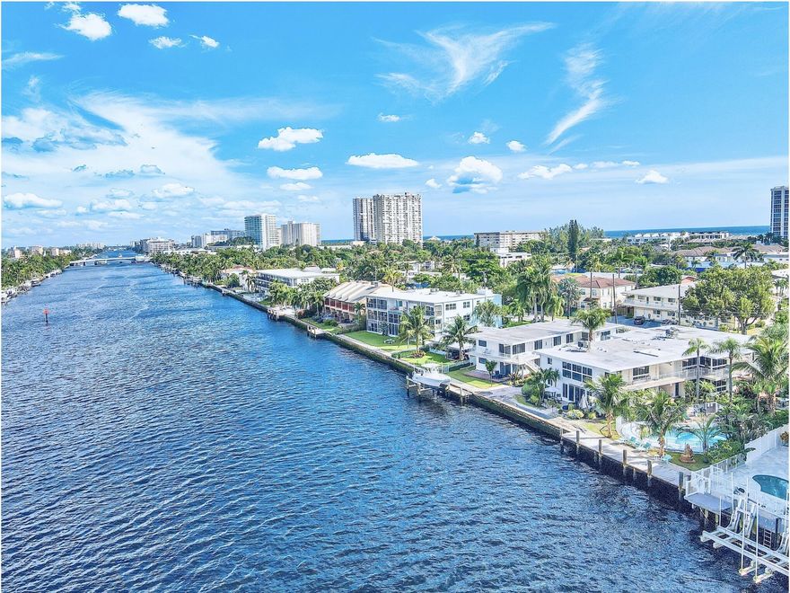 Welcome to Seacrest Villas, an exclusive partially renovated 19-unit apartment complex nestled directly on the picturesque Intracoastal Waterway in the heart of Pompano Beach. Breathtaking water views and just a short stroll away, you'll find the pristine sands of the beach, perfect for sunbathing, swimming, or a leisurely walk along the shore.Our prime location offers unparalleled convenience, with the vibrant and famous Pompano Beach Pier just minutes away. Tenants can explore an array of dining options, from casual eateries to fine dining, and indulge in a variety of shops and boutiques that cater to every taste. Whether they're in the mood for a relaxing day by the water or an exciting night out, everything they need is right at their doorstep.