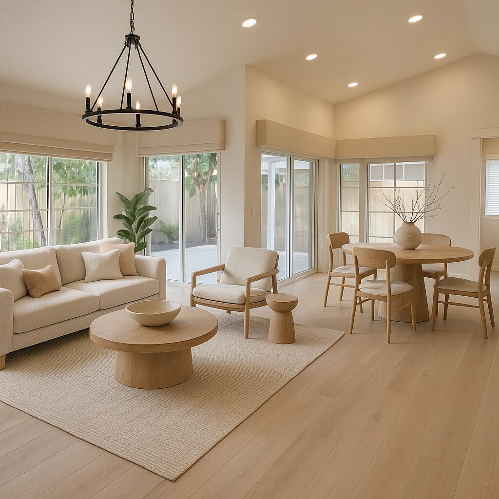 Welcome to one of the few single-story homes in the highly sought-after Fairfield at Boca community. This fully renovated 3-bedroom, 2-bath residence combines modern elegance with effortless Florida living.Situated on a prime corner lot, the home offers a fenced-in backyard oasis, ideal for relaxing or entertaining. Inside, enjoy light-filled open spaces with vaulted ceilings, luxury porcelain plank flooring, and custom designer finishes throughout. The gourmet kitchen boasts white shaker cabinetry and a marble backsplash, while both bathrooms have been tastefully renovated to reflect a clean, contemporary style.Residents of Fairfield enjoy resort-style amenities including tennis and basketball courts, a tot lot, and more. Conveniently located just minutes from I-95, Town Center Mall,