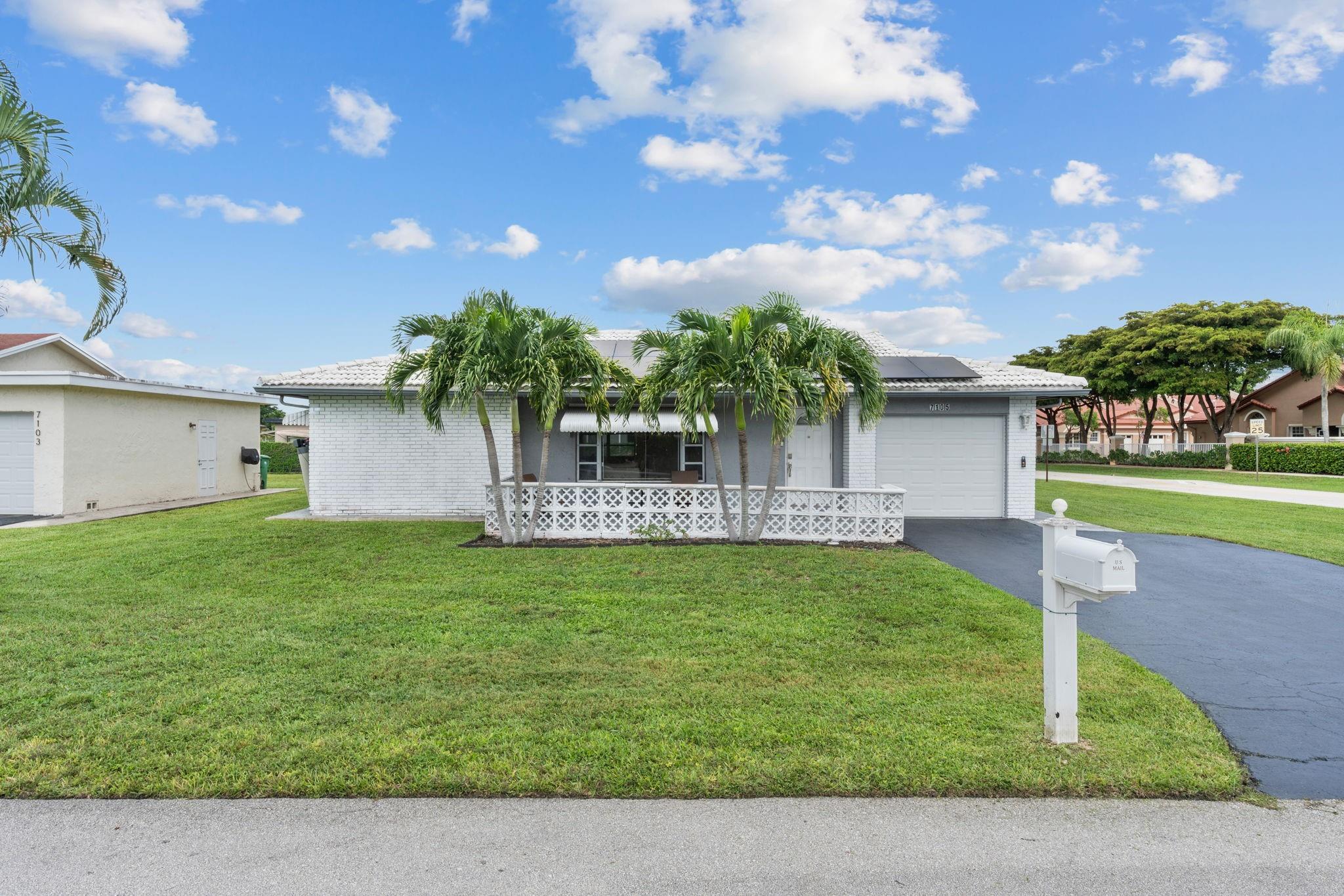 Welcome to your eco-friendly oasis in the heart of Tamarac! Beautifully maintained single-family home on desirable corner lot! Whether hosting guests or enjoying quiet evenings, the layout provides flexibility and comfort for all lifestyles. This home is truly built for energy-efficient living. COMPLETE WATER FILTRATION system! BRAND NEW SOLAR system significantly reduces utility costs!
A/C installed in 2023, The Roof 2013! Fully fenced backyard for family fun and outdoor living. Whether it's weekend barbecues, gardening, or playtime, this backyard has the space and functionality to meet your needs. Located in a quiet and well-kept neighborhood in Tamarac, this home is just minutes from parks, schools, shopping, dining, and major highways. Don't miss this opportunity! Schedule a showing