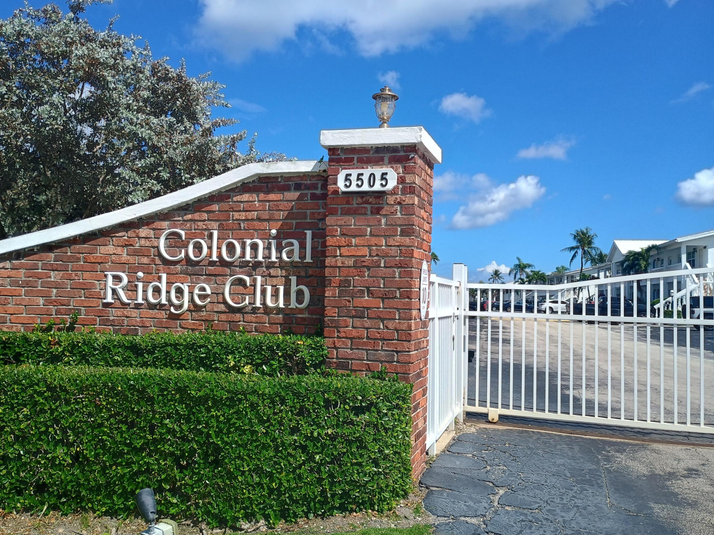 COLONIAL RIDGE CORP - Residential